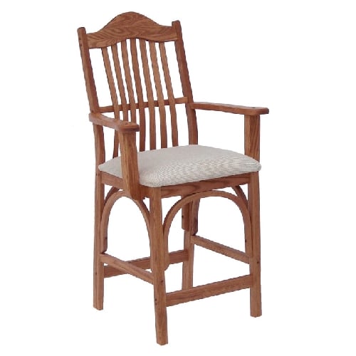 amish upholstered arm chair