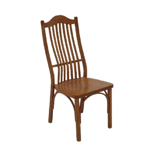 amish wood side chair